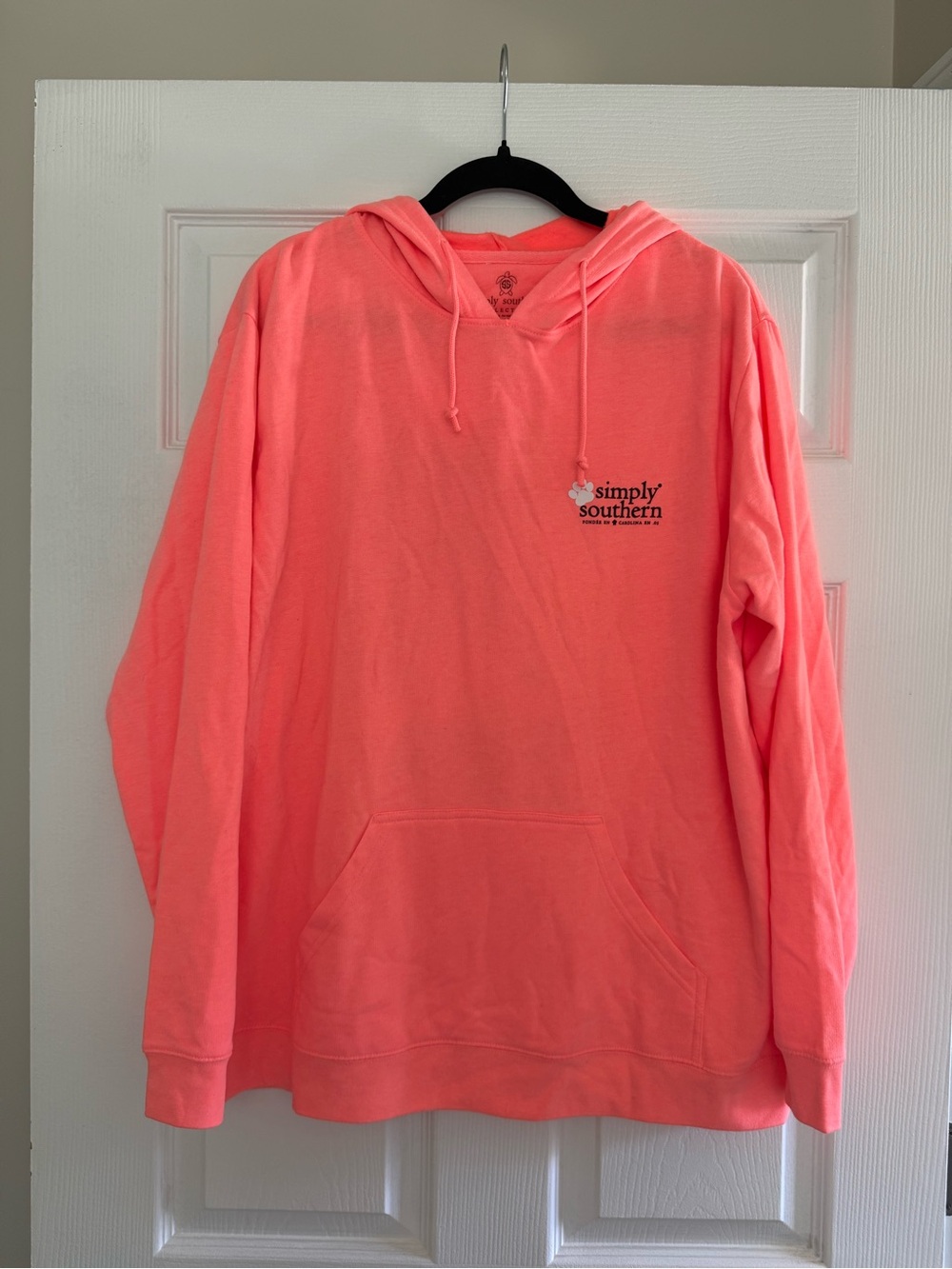 Simply Southern Coral Hoodie